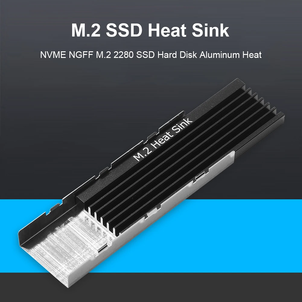 Радиатор для SSD M.2 2280 с термопрокладками
