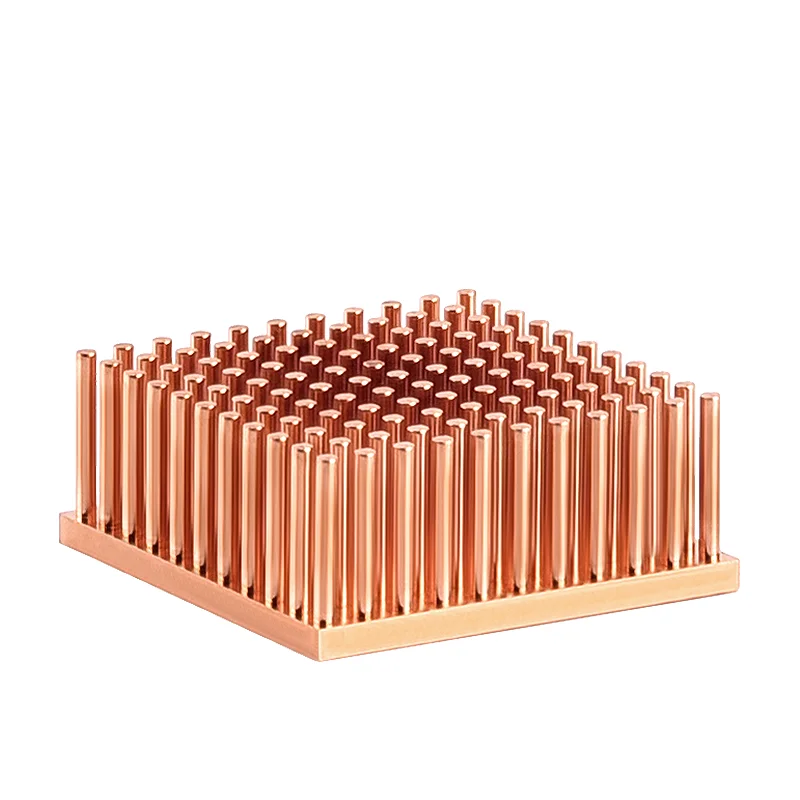 Медный радиатор pin fin